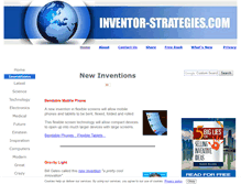 Tablet Screenshot of inventor-strategies.com